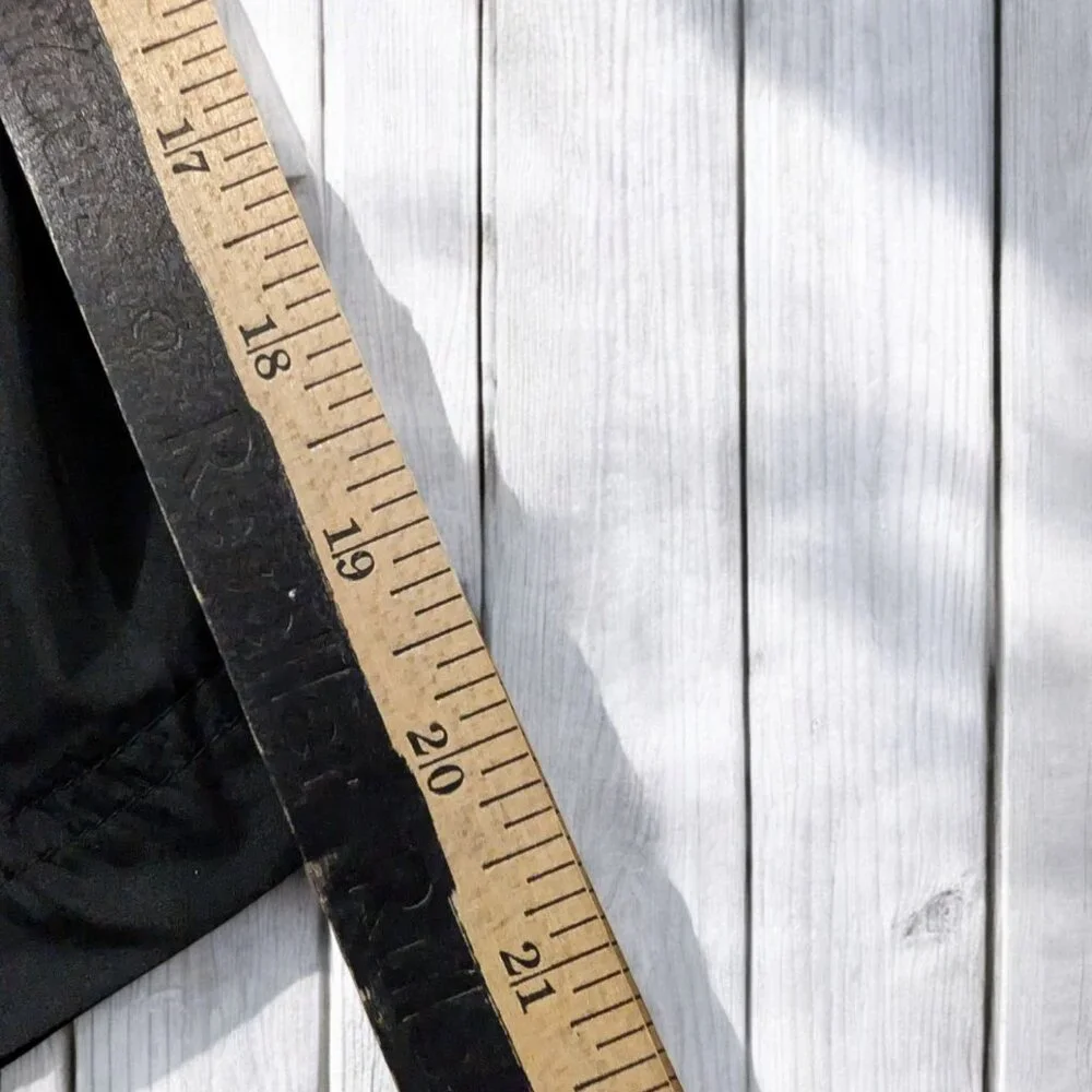 Danskin Now PLus Size XXL 2XG 20 Black White Athletic Lined Capris Cropped Pants - Picture 8 of 10